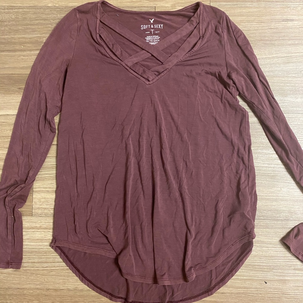 Long Sleeve American Eagle Tee